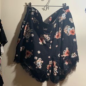 Torrid Floral Shorts
